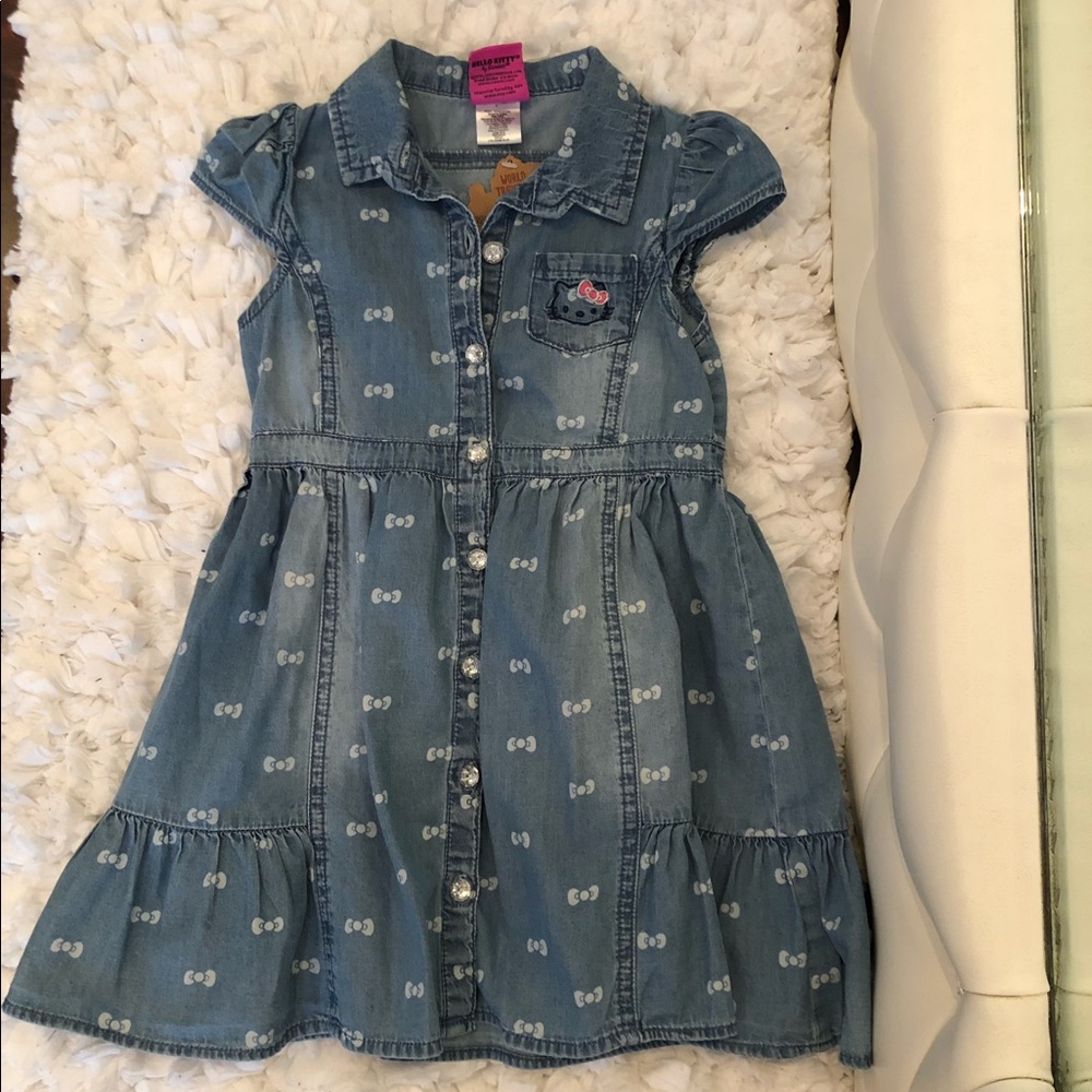 Hello kitty jean dress